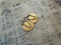 Image 22 of Nana earrings . Solid brass construction n.1