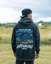 Image 3 of Gatlinburg 2025 - Come For The Mobs -  Cloud Black Hoodie