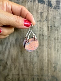 Image 4 of Alisha earrings . Mixed Metal Sterling and copper n29