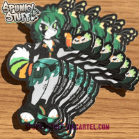 Image 2 of Waitress Spunky Sticker