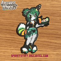 Image 1 of Waitress Spunky Sticker