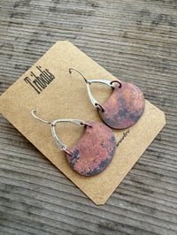 Image 15 of Alisha earrings . Mixed Metal Sterling and copper n29
