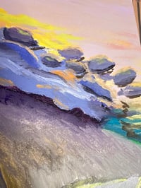 Image 4 of "Whispers of The Shore" Original Oil Painting on Canvas 16' × 20'