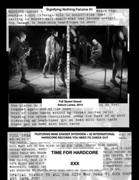 Signifying Nothing Fanzine #1