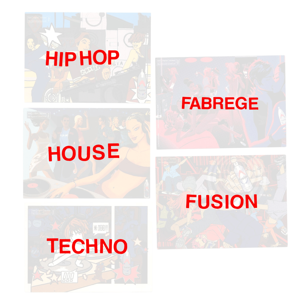 fusion fabergé postcards