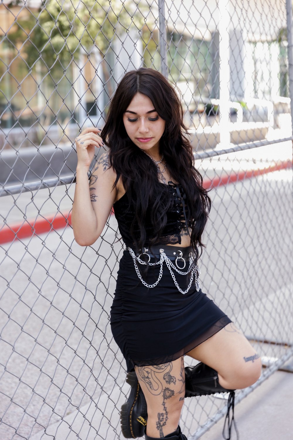 Image of Mesh Mini Skirt