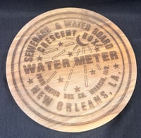 Image 4 of 9" Acacia Trivet NOLA Water Meter