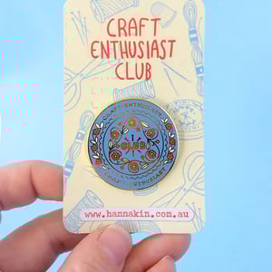 Image of Craft Enthusiasts Club - Enamel Pin 