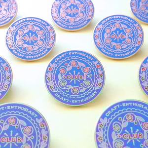 Image of Craft Enthusiasts Club - Enamel Pin 