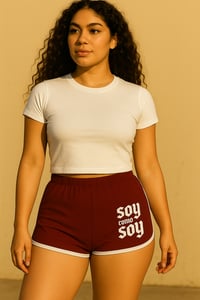 Image 1 of SCS Booty Shorts- Maroon