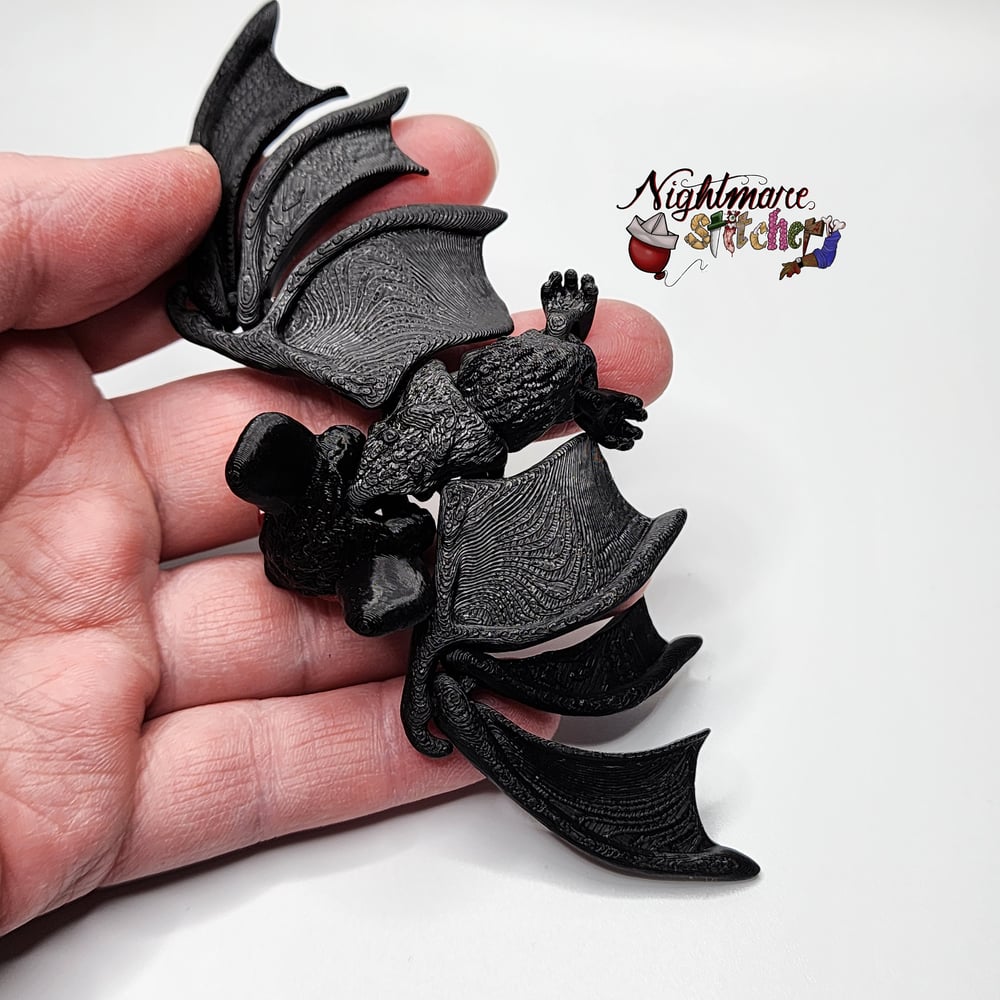 Baby Flexi Bat - Black with Red eyes