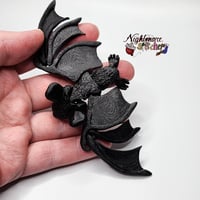 Image 2 of Baby Flexi Bat - Black with Red eyes