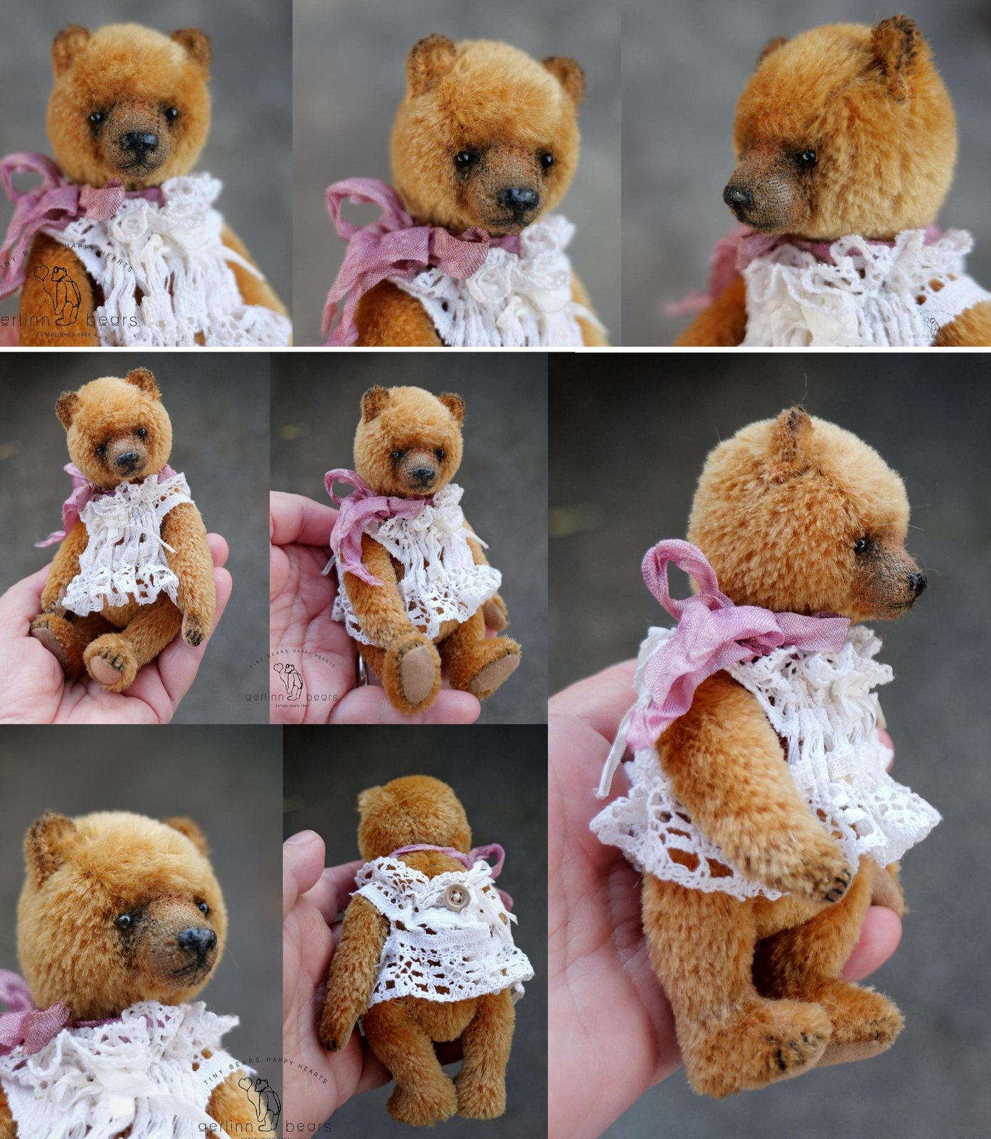 テディベア　Aerlinn Bears 海外作家　18cm アーティストベア テディベア Aerlinn Bears 海外作家 18cm アーティストベア