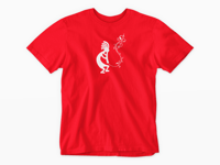 Image 4 of Copy of T-Shirt Kokopelli x2 playing music in front of the Sun