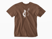 Image 5 of Copy of T-Shirt Kokopelli x2 playing music in front of the Sun