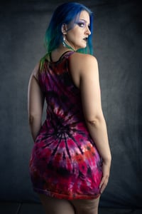 Image 2 of S/M Rolling Stones Tie Dye Tank Top