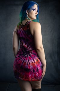 Image 3 of S/M Rolling Stones Tie Dye Tank Top