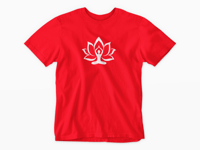 Image 4 of Meditating Yoga Position in Lotus T-Shirt