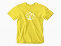 Image 8 of Meditating Yoga Position in Lotus T-Shirt