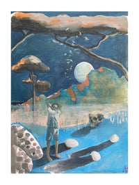 Image 1 of "You Can Beat Death in Life" - Original painting