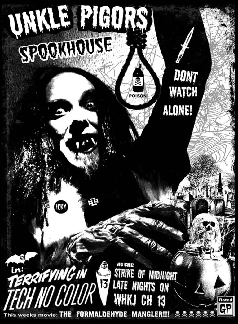 Image of Unkle Pigors spookhouse  Mens shirt-lg last shirt