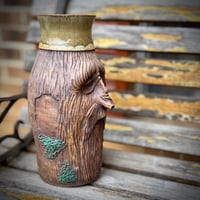 Image 2 of Sculpted Face Vase