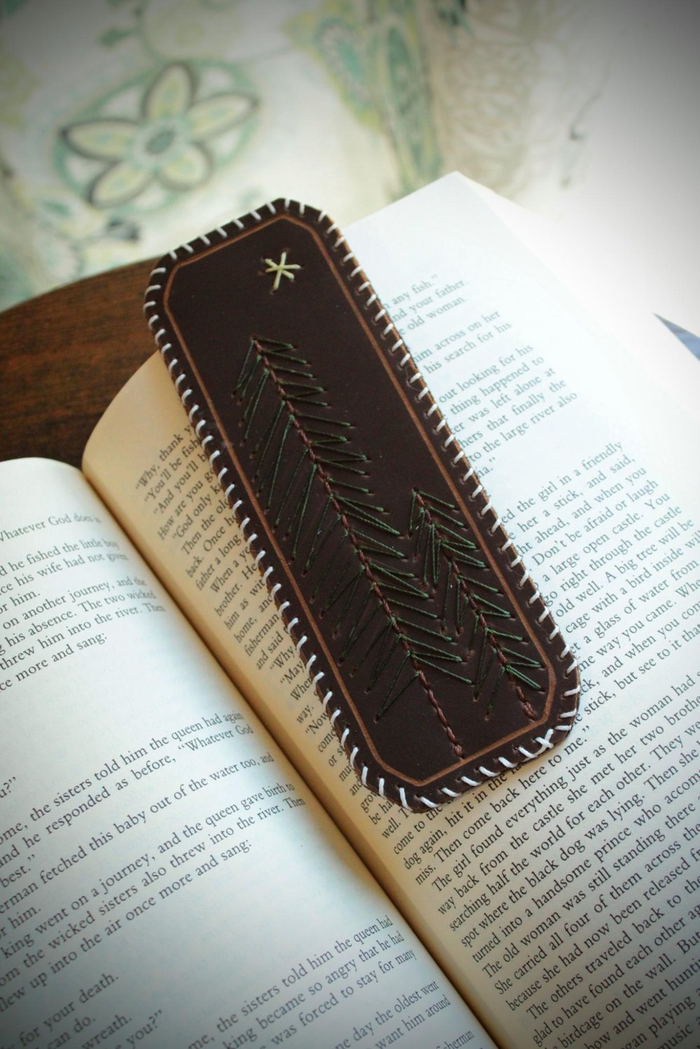 Image of Leather Bookmark #2