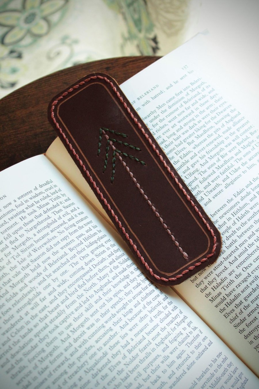 Image of Leather Bookmark #5
