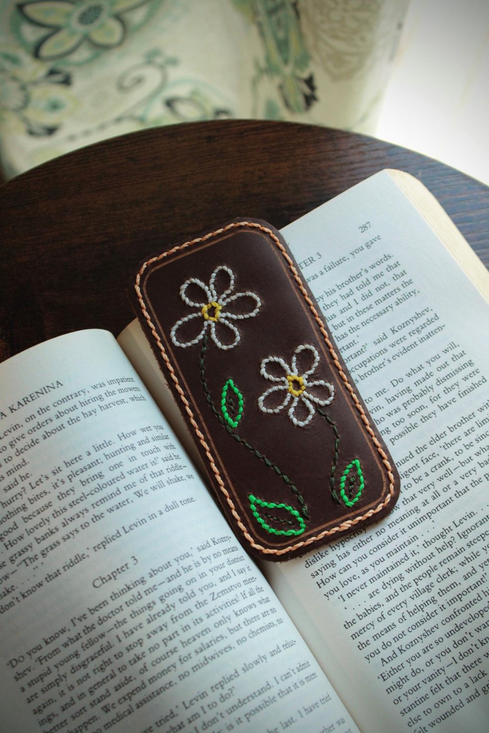 Image of Leather Bookmark #6