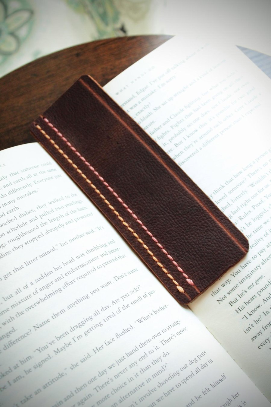 Image of Leather Bookmark #9