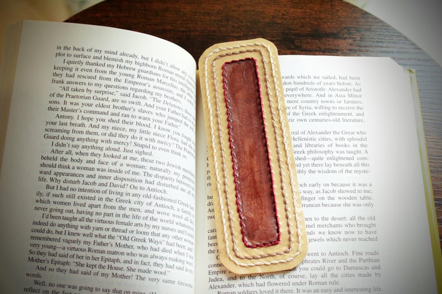 Image of Leather Bookmark #10