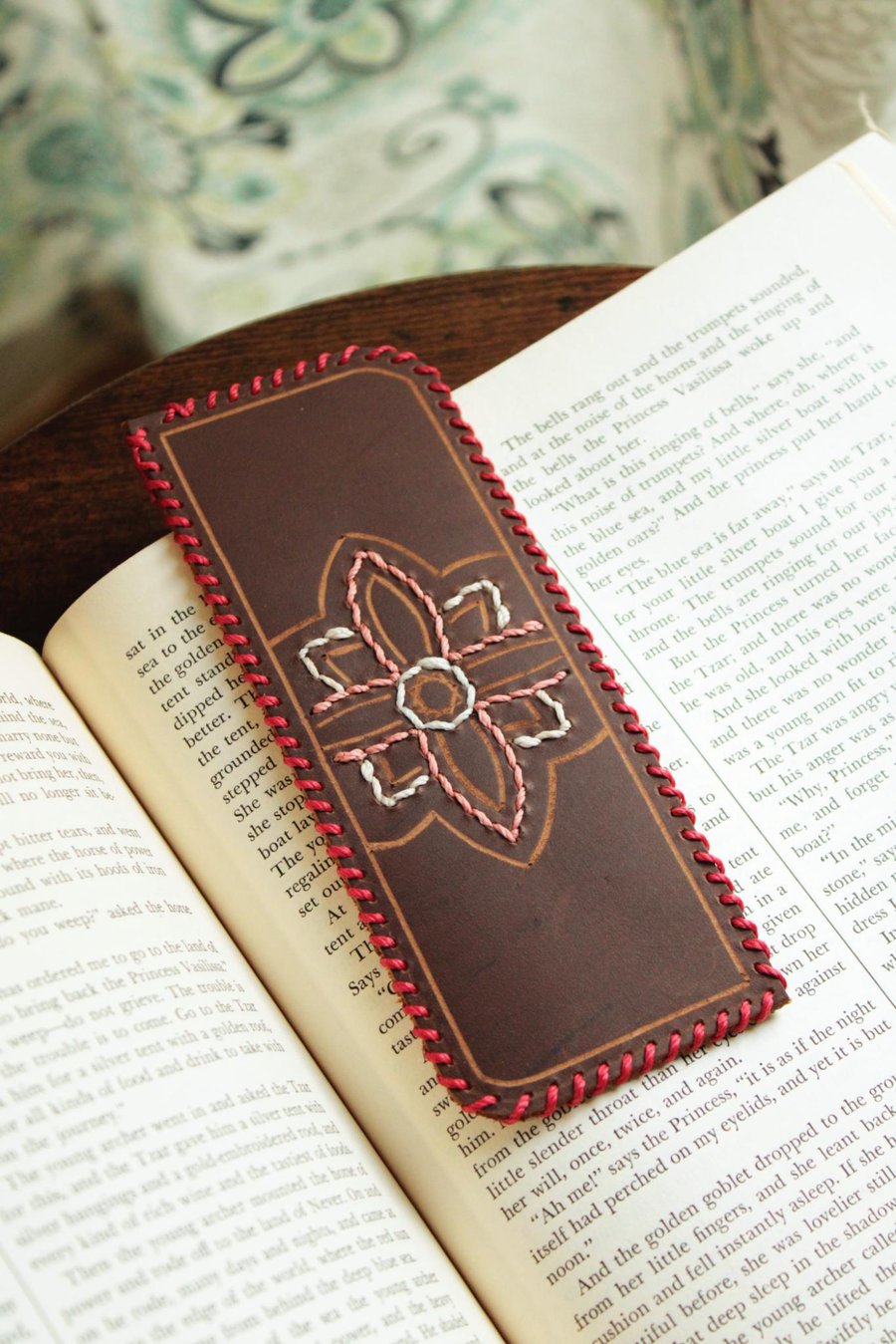 Image of Leather Bookmark #12