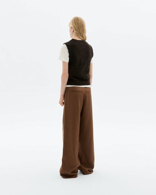 Image of 1-Chaleco marrón KAIA