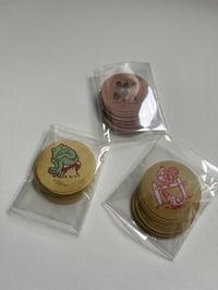 Small Pack of 3 mini stickers (30mm)