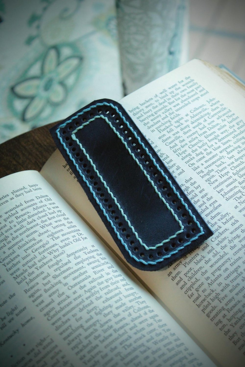 Image of Leather Bookmark #14