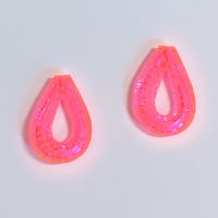 Image 3 of Selenium Pink Rain Stud Earrings Small