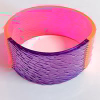 Image 2 of Selenium Pink + Purple Skin Deep Bangle