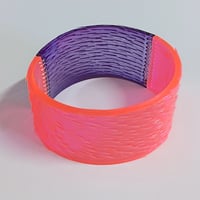 Image 3 of Selenium Pink + Purple Skin Deep Bangle
