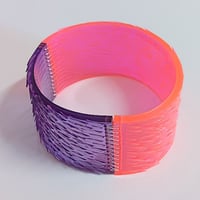 Image 4 of Selenium Pink + Purple Skin Deep Bangle