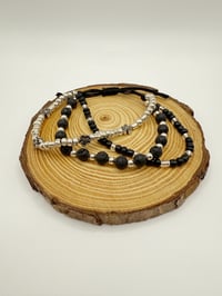 Image 1 of Layered Lava Stone Bracelet 