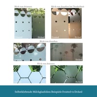 Image 4 of Fensteraufkleber Sichtschutz Gräser Christl