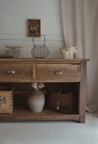 Image 3 of Ancien grand meuble de métier - Comptoir de commerce du XIX siècle 