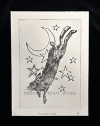 Image 2 of white hare of inaba - copper plate etching