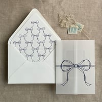 Image 8 of Ribbon bows vellum wrap and envelope liner PACK of 10