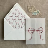 Image 9 of Ribbon bows vellum wrap and envelope liner PACK of 10