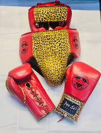 Image 1 of Pro Sé Cheetah Print Sparring Sets