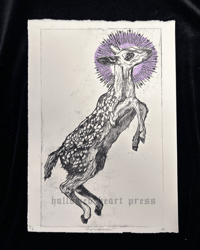 Image 2 of st. of hunted animals i - copper plate etching