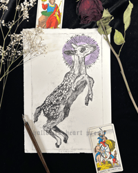 Image 1 of st. of hunted animals i - copper plate etching