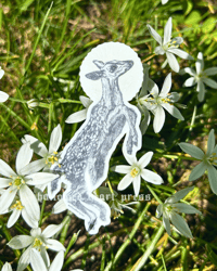 st. of hunted animals i - vinyl sticker