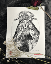 Image 1 of mother of sorrows - digital print